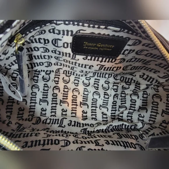 NWT Juicy Couture Black Crossbody - Picture 9 of 10